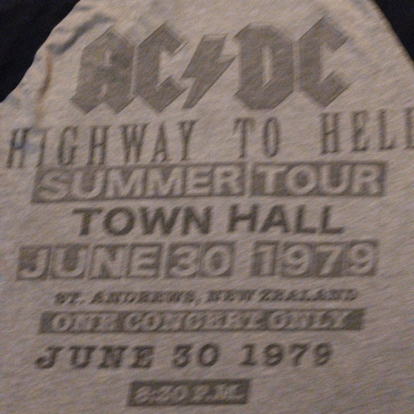 AC/DC Rockware shirt, size L color is black and gray. One of a kind, try to find - Picture 4 of 4